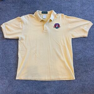 Vintage 90s Outer Banks Golf Embroidered Polo Collared Button Up Shirt Adult Lg